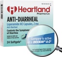 Loperamide 염산염 2mg | 항아제 약 | 항아제 약 | 물집 팩 | 미국 제조 | 24 Softgels