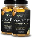 KaraMD 컴포트 가드 X24 | 관절 & 운동 지원 보충교재 | 심황 쿠르쿠민, Boswellia & Ginger | Ease Muscle Discomfort & Joint Stiffness | Non-GMO, 글루텐 프리 & 비건 친절한 (2 팩)