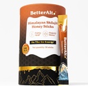 더 나은 Alt Pure Himalayan Shilajit Caramel 꿀 스틱 유기농 꿀   쉬운 양모 Shilajit   에너지 부스트 및 면역 지원을위한 30 스틱, 85 + Trace Minerals, 75% + Fulvic Acid