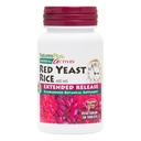 Natures Plus Herbal Actives Red Yeast Rice, Extended Release - 600mg, 30 Vegan Tablets - 초본 보충 - 채식주의, 글루텐 - 30 서빙