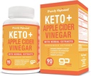 순조로운 Keto + ACV BHB 캡슐 - 에너지, 클렌징 및 소화 건강 지원 - 균형 잡힌 라이프 스타일을위한 고급 Keto 보충 - 90 캡슐