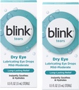 Blink Tears 그라우팅 아이 드롭 (Mild-Moderate Dry Eye), 0.5 FL OZ (15 ml) - 2-Pack