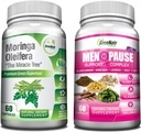 GreeNatr 순수한 Moringa Oleifera Mood 증진을 위한 더 많은 Menopause 지원 Complex를 위한 뜨거운 섬광, 밤 땀 & Mood 그네 기복
