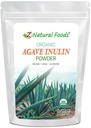 Z 자연적인 음식 유기 Agave Inulin 분말, 자연적인 섬유 보충교재, 음료, 스무디 및 조리법, 익지않는, 비 GMO, Vegan, 글루텐 자유로운, 고약, 1개 lb를 위한 Prebiotic Superfood 분말
