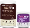 RSP NUTRITION Vegan AminoLean Pre 운동 에너지 (Acai 25 서빙) TrueFit Protein Powder (Chocolate 2 LB)