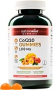 NatureWise CoQ10 Gummies 100mg - 복숭아 망고 맛 - Heart Health & Antioxidant Activity에 대한 보충 - Pectin-Based, Vegan, Soy 및 Gluten Free, Non-GMO - 180 Count[3-달 공급]