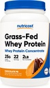 Nutricost Grass-Fed Whey Protein Concentrate (Chocolate Peanut Butter) 2LBS - 포스트 운동 분말 보충교재, 비 GMO