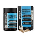 ONNIT Shroom 기술 스포츠 매일 운동 지원 캡슐, Cordyceps 버섯, Caffeine 자유로운 규정식 보충교재를 가진 전 운동 보충교재 매일 에너지 지원, 84 조사