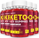 Keto ACV Gummies - 어머니가있는 1500mg Apple Cider Vinegar - Vegan, Non-GMO, Organic Apple Cider Vinegar Gummies, Detox & Cleanse, 5 팩