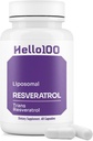 높은 순수성 Liposomal Trans Resveratrol 보충교재 - 유기 Resveratrol 보충교재의 98% 순수성을 초과하는 각 250mg 캡슐 - 산화를 억제하는 Liposomal Resveratrol, 채식주의자 - 60의 캡슐