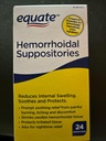 Equate 치질 좌약 24 Ct