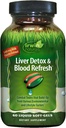Irwin Naturals Liver Detox & Blood 새로 고침 - 60 액체 Softgels - Liver & 산화 방지제 지원