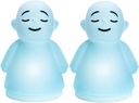 2 Mindfulness Meditation Anxiety & Stress Relief Tool 세트, 성인용 Relaxing Items, 1 Touch Breathing Night Light 2 업그레이드