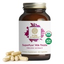 PURE SYNERGY 슈퍼퓨어 밀크 이틀 추출물 | Liver Detox 및 Cleanse Supplement | Silymarin의 유기 우유 이틀 추출물 | 건강한 간병 지원 (60 캡슐)