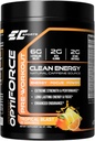 EC 스포츠 OptiForce Pre-Workout Tropical Blast Supplement Powder - Clean Energy & Natural Caffeine w/Long-Lasting Endurance 및 Focus - 30 서빙