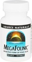 Source Naturals MegaFolinic 800mcg Bioactive Folic 산, 뇌 및 세포 건강 - 120 정제