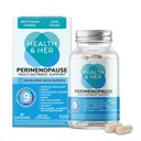 건강 및 여성을위한 그녀의 Perimenopause 보충 – 영국 No.1 Perimenopause 보충 - Menopause, Vegan, Gluten-Free, Non GMO (60 ct - 1 개월)의 초기 단계를위한 멀티 중립 웰빙 지원