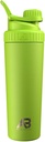AeroBottle Cryo 셰이커 컵, 격리된 스테인리스 물병 및 단백질 셰이커, Turbulent 섞는 기술, 혼합 공 또는 Wisk, 26oz의 Eco 충격 녹색을 가진 혼합 단백질과 전 운동