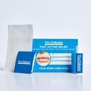 Hydrocolloid & Alum Stone Cold Sore Care Pack은 First-of-its-Kind, Revolutionary Three-Part Treatment, Combining Hydrocolloid Patches, Alum Stone, & Lip Balm to Soothe Your Cold Sore입니다.