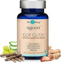 남자와 여자, Got Gutzy, Contains Turmeric, Ginger, Licorice, Aloe Vera 및 Digestive Enzymes, Digestive Health, Acidity, Constipation, Nausea, 60 캡슐에 대한 Gut 건강 보조 식품.
