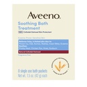 Aveeno Fragrance-Free Soothing Bath Treatment & Soak for Soothing Relief, 100 % 천연 콜로이드 Oatmeal, Relieves Itchy, Eczema, 8 단일 사용 목욕 패킷으로 인한 자극 피부