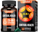 여성을 위한 Cortisol 보충교재, 여성을 위한 25-in-1 Cortisol 흡진기 & 남자, Ashwagandha, Rhodiola Rosea, Mood, 초점, 수면 지원, 30의 캡슐을 가진 남자를 위한 Cortisol 보충교재