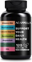 ACAPPELLA Slippery Elm, Psyllium Husk, Cascara Sagrada, Marshmallow, 마그네슘, 알로에 Vera, DGL 캡슐 - Probiotic 혼합 소화 Gut 건강 보충교재 (1)
