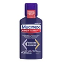 Mucinex Nightshift Sinus, 성인, Sinus 구호, Sore Throat 구호, Cough Suppressant & Nasal Decongestant for Adults, 6 Fl Oz