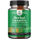 Probiotics를 가진 초본 Laxative 캡슐 – Senna 잎, Psyllium, Aloe Vera를 가진 변비를 위한 자연적인 Laxatives – 여자 & 남자를 위한 대령 Cleanse – Gut 건강 & 무게 관리 – 60 Ct
