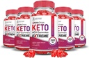 Justified Laboratories (5 팩 Keto Drops Keto ACV Gummies Extreme 2000MG Keto Drops Keto Gummies 고급 공식 Apple Cider Vinegar 와 Pomegranate Beet Juice Powder B12 Vegan Non GMO 300 Gummys