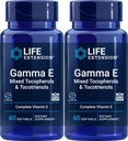수명 연장 감마 E 혼합 Tocopherols & Tocotrienols 60 Softgels (2의 포장)