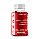 Vitamatic Apple Cider Vinegar Gummies - 봉사 당 1000mg - 60 Vegan Gummies - Detox, 체중 감소 지원, 에너지 부스트, 소화 및 Gut 건강을 위한 ACV Gummies