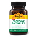 Country Life Coenzyme B-Complex, 60 캡슐 - 지원 에너지 및 대사, 무드 및인지 기능 - Vegan, Gluten-Free, Choline을 가진 생물 사용 가능한 B 비타민