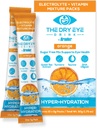 비타민, 녹차, 심황, 타우린 및 DHA l 5g x 10 Packets (오렌지)와 혼합 된 건조한 눈 l Sugar-Free Electrolyte Powder Packets에 대한 l Ultimate Hydration