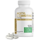 Bronson Acetyl L Carnitine 500 MG 높은 Potency 아미노산 비 GMO의 120의 캡슐