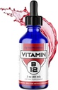 FWS 액체 B12 하락 비타민 B12 보충교재 5000 mcg 이하 언어 Methylcobalamin 유기 비 GMO Vegan 높은 흡수 메틸 B12 조정가능한 투약 지원 증가된 에너지 생산
