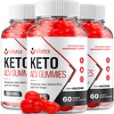 (3 팩) Vista Keto ACV Gummies - 고급 공식 Vista Keto Plus ACV Gummies Apple Cider Vinegar Vista ACV Dietary 보충 남성 여성 (180 Gummies)