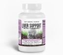 Liver 지원 캡슐 w/Turmeric, 우유 이틀 & Dandelion – Detox, Cleanse & Regenerate Liver 기능 – 매일 초본 보충 w/Beetroot & Artichoke – 60 캡슐