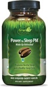 Irwin Naturals Power to Sleep PM - 60 Liquid Soft-Gels - Melatonin, GABA, Ashwagandha, Valerian Root & L-Theanine - 30 서빙
