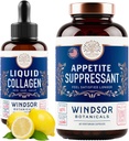 WINDSOR BOTANICALS 액체 교원질과 식욕 억제 아름다움과 웰니스 뭉치