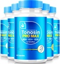 NutraRize (5 팩) Tonosin Pro Max 캡슐, 공식 귀 건강 공식, 안 귀 건강, 프리미엄 보청기 지원, TonosinProMax 리뷰 (300 캡슐)