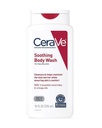 CeraVe Soothing Body Wash for Dry Skin, Sensitive, Dry, Itchy 및 Eczema-Prone Skin, Fragrance Free & Paraben Free & Sulfate Free, 10 온스 샤워 오일