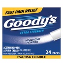 Goody의 두통 분말 여분 힘 고통 구호, Aspirin, Acetaminophen & 카페인, 24 조사를 가진 3배 활동 두통 구호