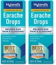 Hyland의 Earache Drops, Swimmer의 Ear, Cold 및 Flu, 알레르기 증상, 4 세 이상 : (2 팩)
