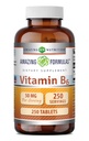 놀라운 수식 비타민 B6 Pyridoxine 50mg 250 정제 보충 | 비 GMO | 글루텐 무료 | 미국에서 제작