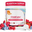 Zahler ChildCalm, Kosher Fruit Punch Chewable Magnesium for Kids - Natural Calm, Mood Support, Relaxation - Calming Kids 마그네슘 보충 어린이 마그네슘, 60 정제