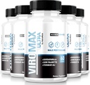 NutraRize (Pack of 5 ViroMax Ultra Pills, 에너지 및 성능을 증가하는 최대 강도 공식, 근육 강도를위한 모든 자연 캡슐, 보충 리뷰 (300 캡슐)