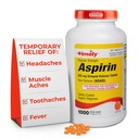시간 모자 LABS, INC. 적시 일정한 힘 Aspirin 325mg - 1000의 Enteric에 의하여 입힌 정제 - Minor Aches와 고통, Fever 흡진기를 위한 고통 Reliever - 미국에서 만드는