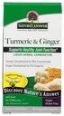 Nature's Answer Turmeric and Ginger Capsules 90 Count | 관절 지원 | 글루텐 프리 | Vegan | 싱글 카운트
